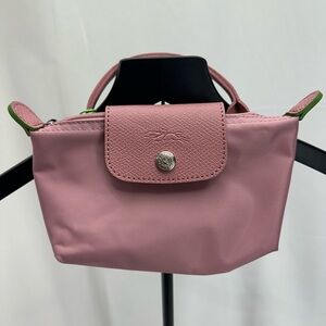 Longchamp Pink Le Pliage Handbag NEW